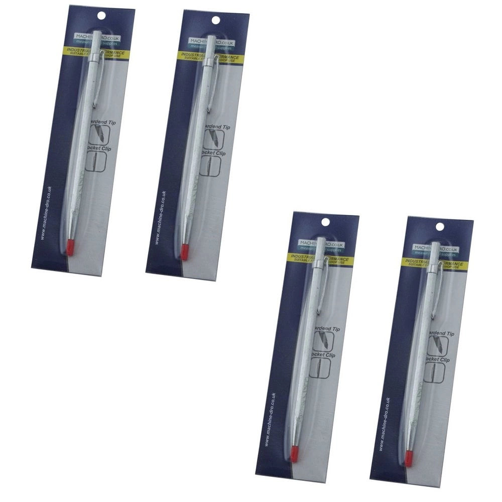 4 Carbide Tip ScribersHardened for Engineering or Engraving 225mm ...